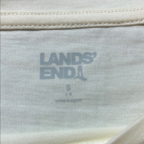 5 Lands' End Soft Cream Top - Picture 3 of 5